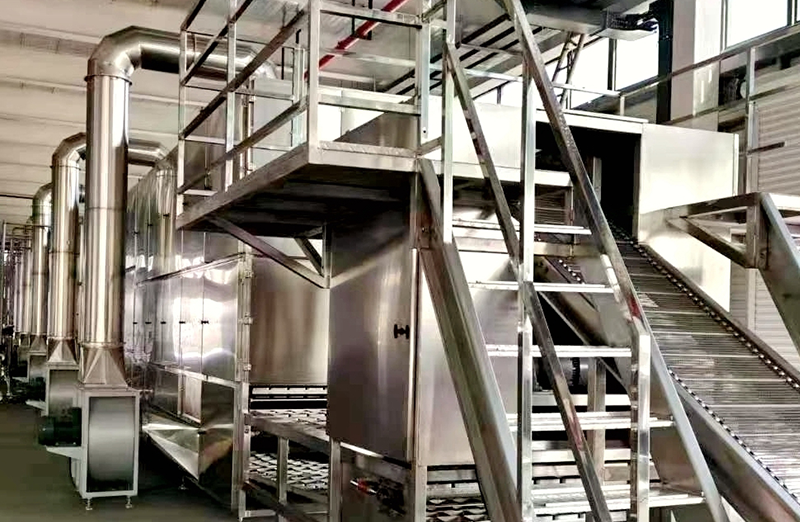 Non-fried dried noodle production line